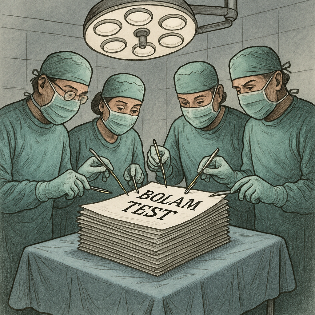The Bolam Test Revisited: The Legal Standard for Medical Negligence Claims